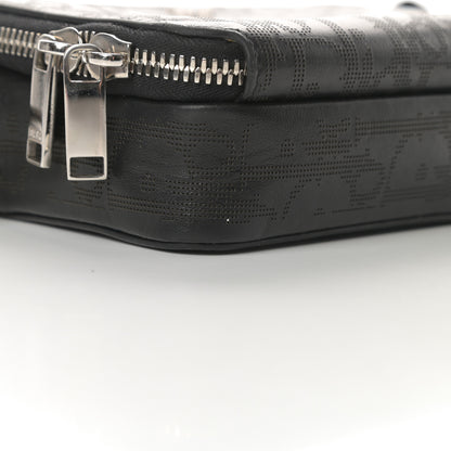 Christian Dior Calfskin Oblique Galaxy Perforated Messenger Black Multicolor 11 of 11