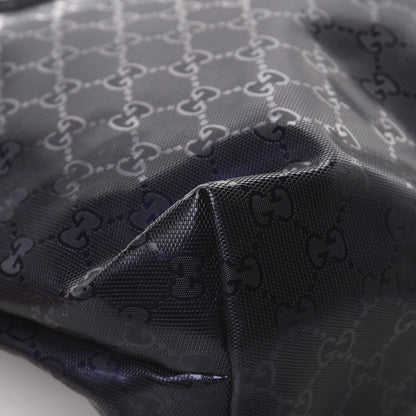 Gucci Imprime Monogram Medium Zippered Shopping Tote Navy 12 of 13