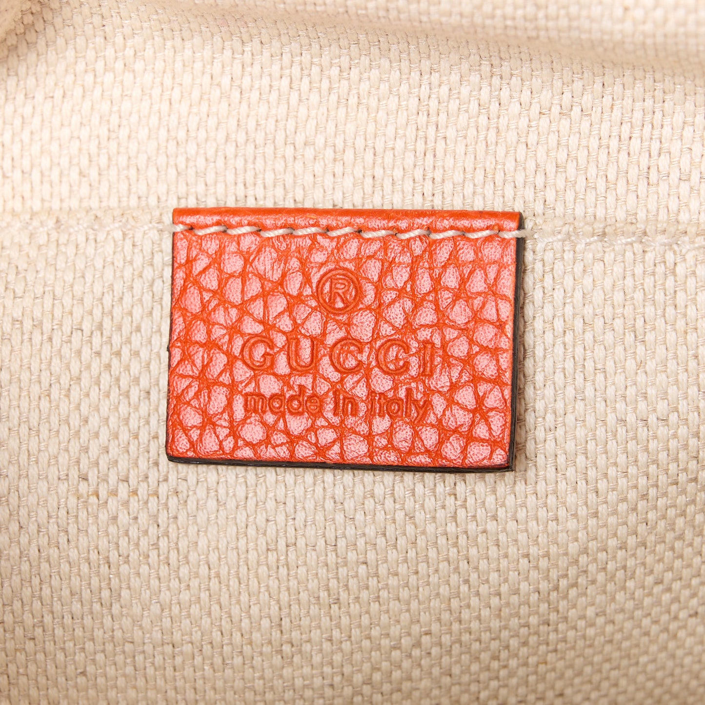 Pebbled Calfskin Small Soho Disco Bag Sun Orange