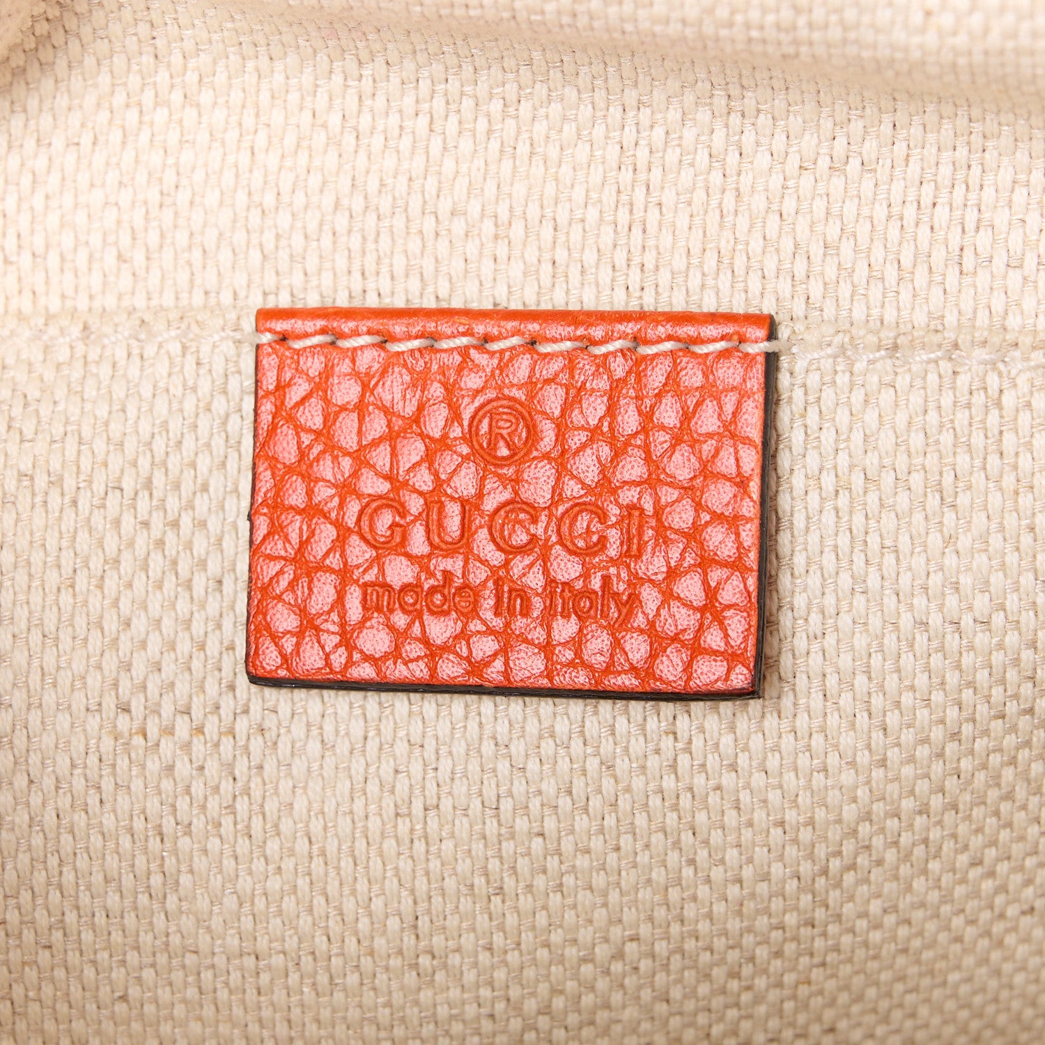Gucci Pebbled Calfskin Small Soho Disco Bag Sun Orange 6 of 11