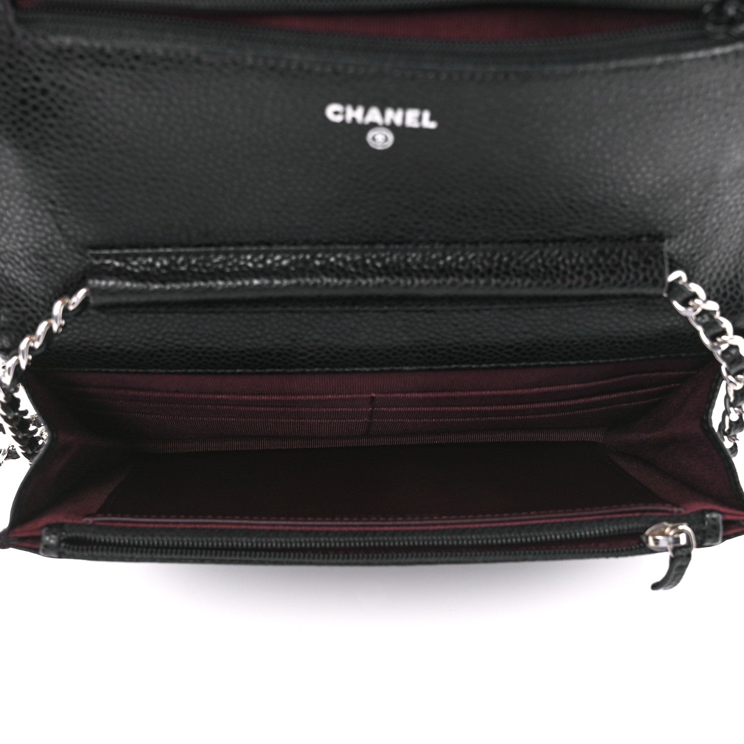 Chanel Caviar Quilted Wallet on Chain WOC Black 5 of 13