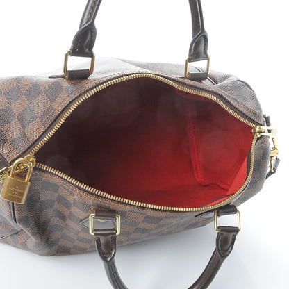 Louis Vuitton Damier Ebene Speedy Bandouliere 30 6 of 8
