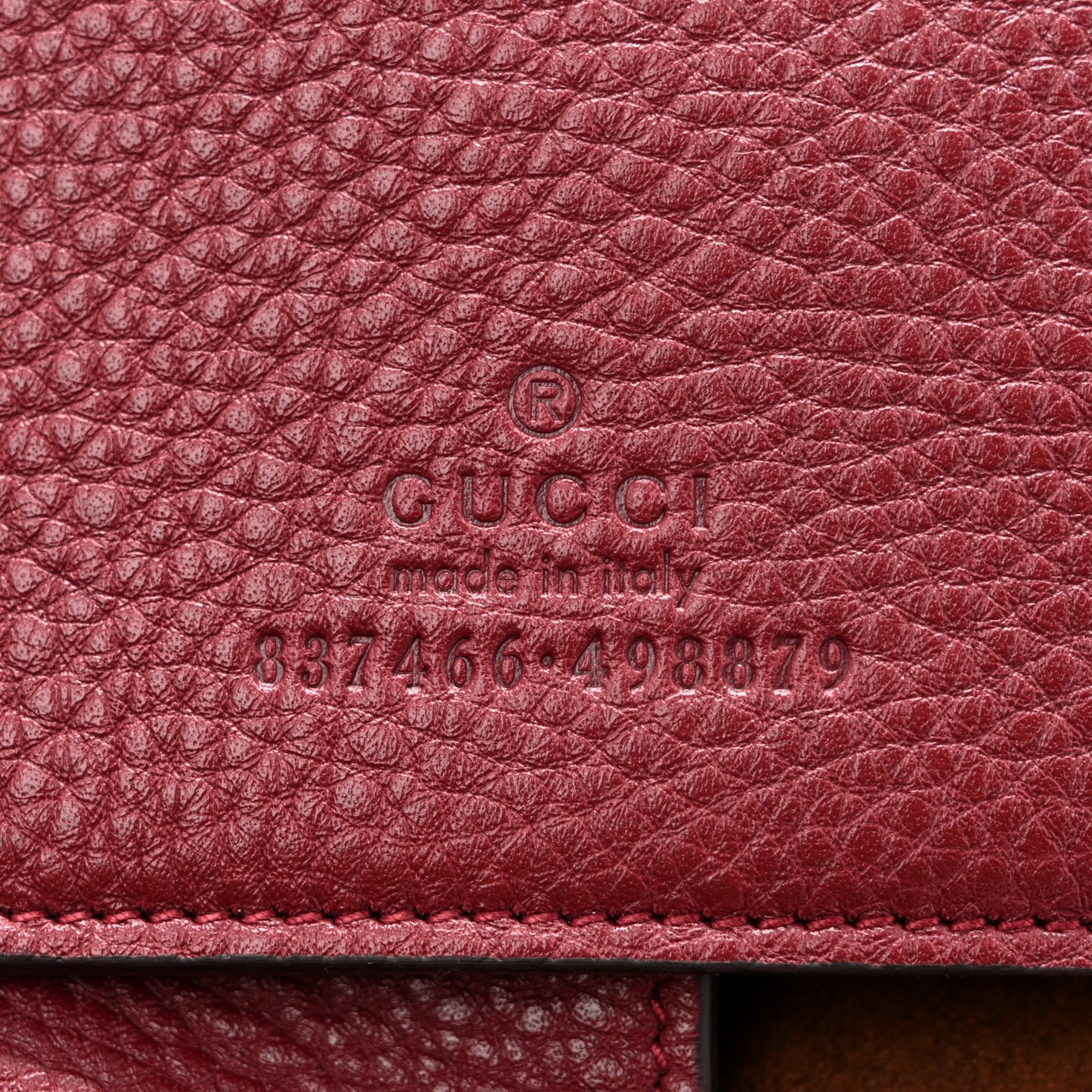 Grained Calfskin Softbit Maxi Shoulder Bag Rosso Ancora Red