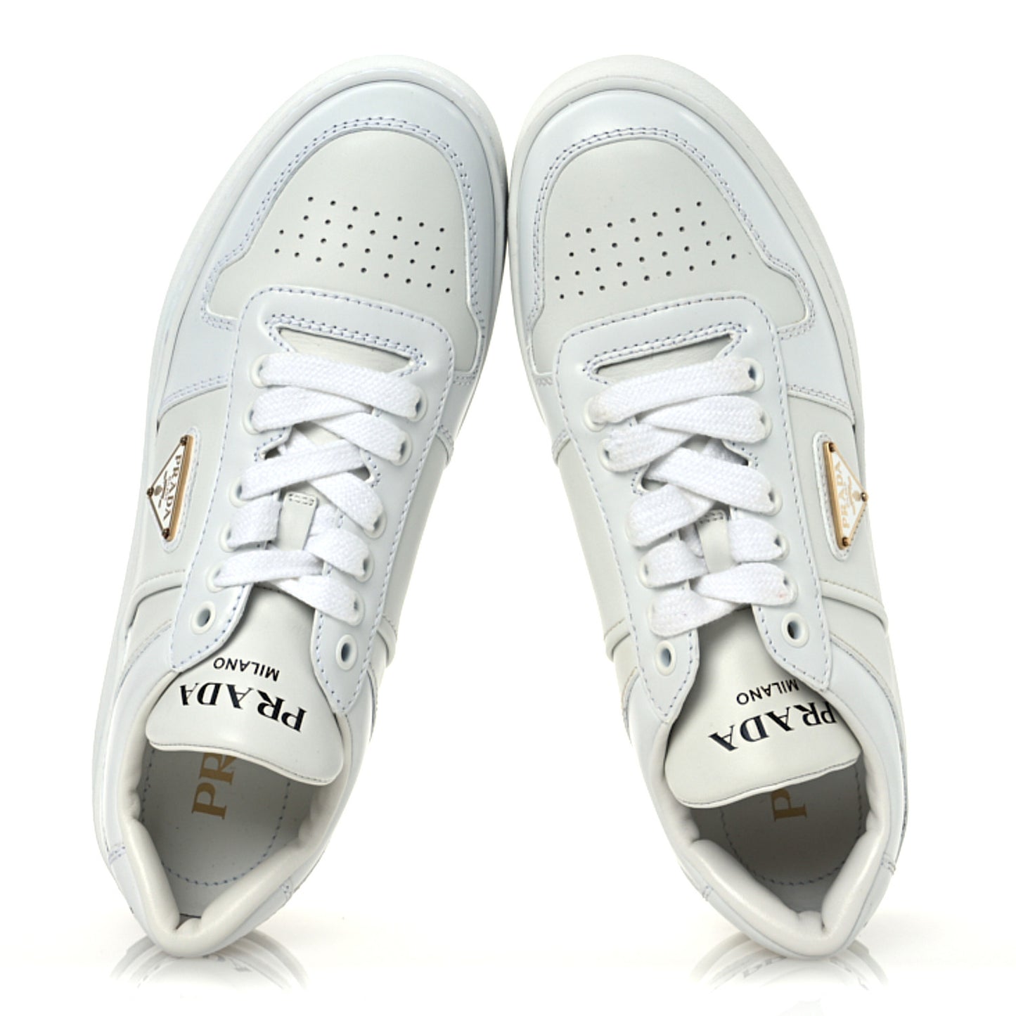 Vitello Rois Triangle Womens Downtown Platform Low Top Sneakers 36.5 White