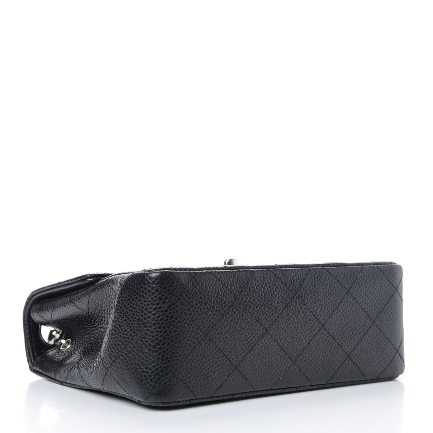 Caviar Quilted Mini Square Flap Black