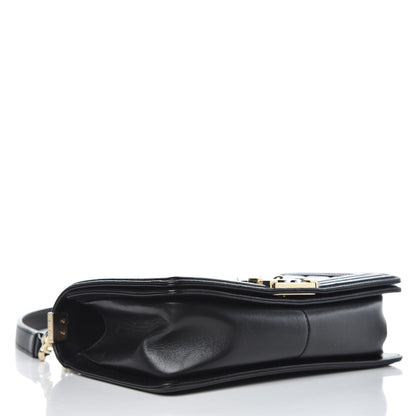 Chanel Lambskin Quilted Medium Boy Flap Black 4 of 13