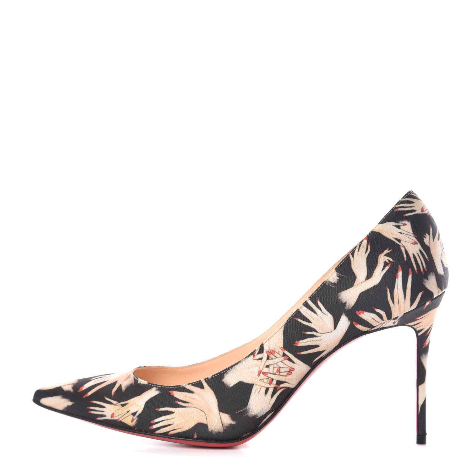 Christian Louboutin Tissu Beauty So Kate 85 Pumps 39.5 Black 1 of 7