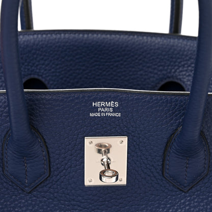 Hermes Taurillon Clemence BIRKIN 35 Bleu Nuit 6 of 15