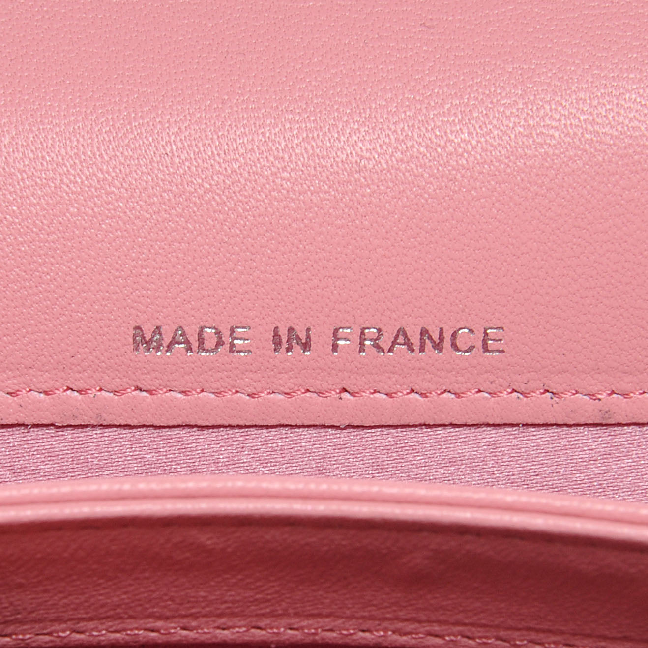 Chanel Lambskin Camellia Coin Purse Pink 8 of 9