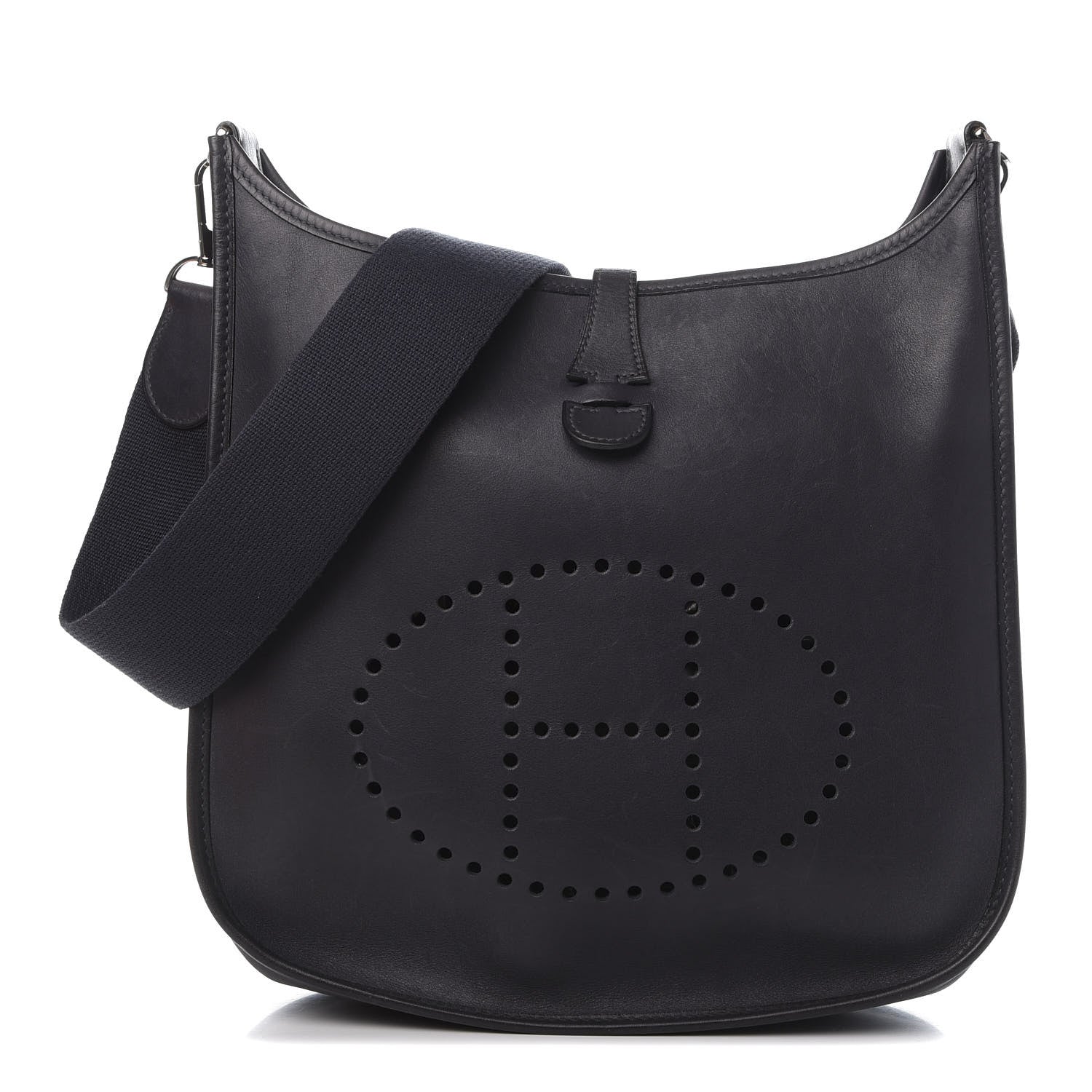 Hermes Barenia Evelyne II PM Bleu Indigo 1 of 10
