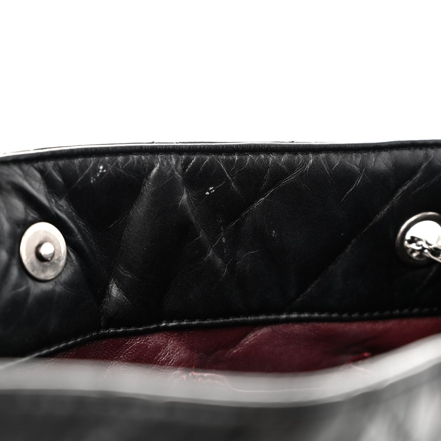 Aged Calfskin Reissue 2.55 Tote Black