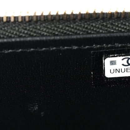 Chanel Lambskin Quilted Small Top Handle Vanity Case With Chain Black 7 of 10