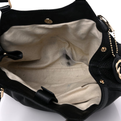 Gucci Calfskin Medium Sukey Tote Black 5 of 20