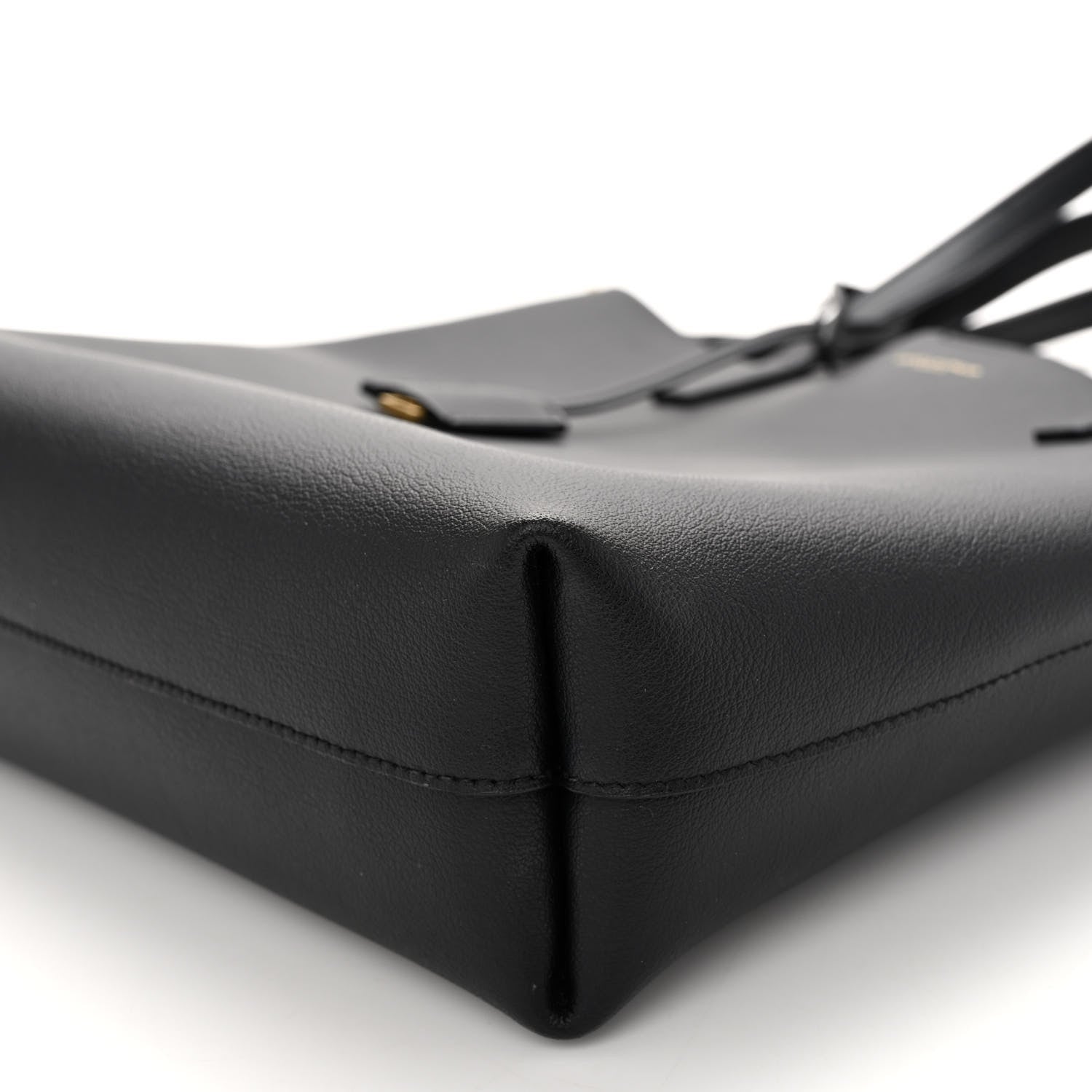 Saint Laurent Calfskin Toy Shopping Tote Black 8 of 8