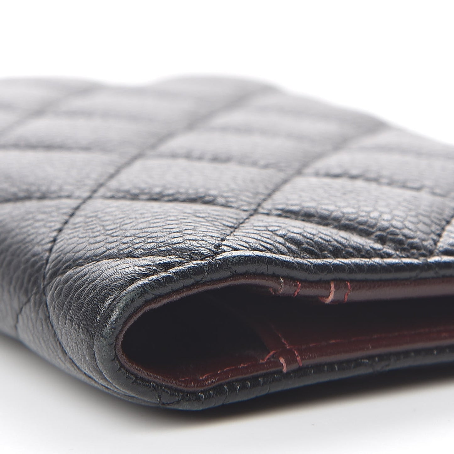 Caviar Quilted Agenda Cover Black