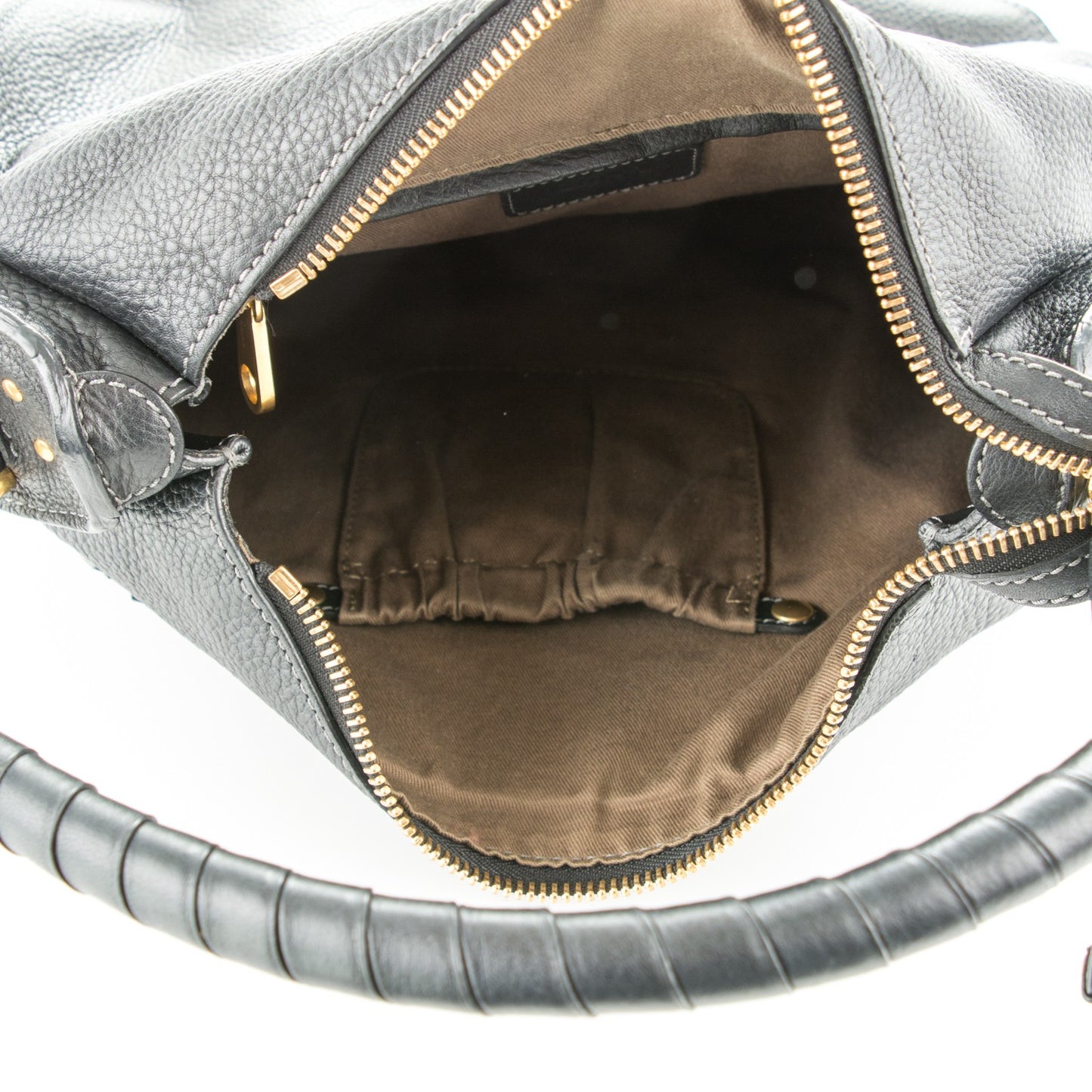 Calfskin Medium Marcie Hobo Black