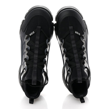 Christian Dior Neoprene Rubber Womens D-Connect Sneakers 38 Black 2 of 9