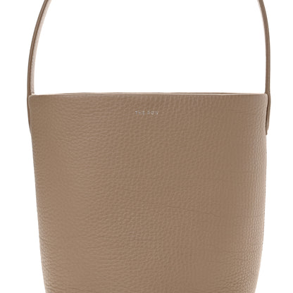 The Row Grained Calfskin Small N/S Park Tote Dark Taupe 7 of 9