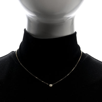 Cartier 18K Yellow Gold Diamond SM D'Amour Pendant Necklace 2 of 5