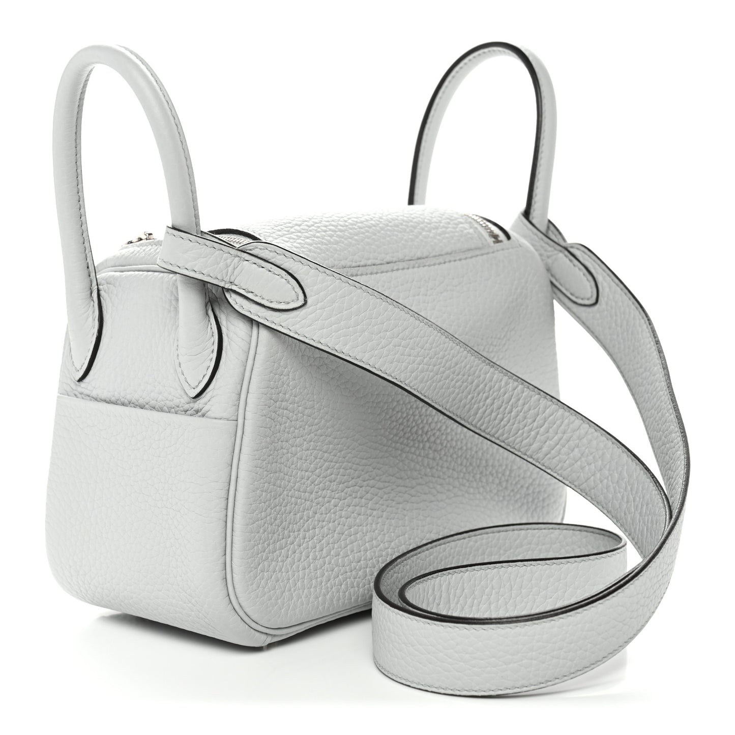 Taurillon Clemence Mini Lindy 20 Bleu Pale