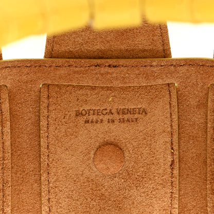 Bottega Veneta French Calfskin Small Shell Bag Yellow 8 of 11