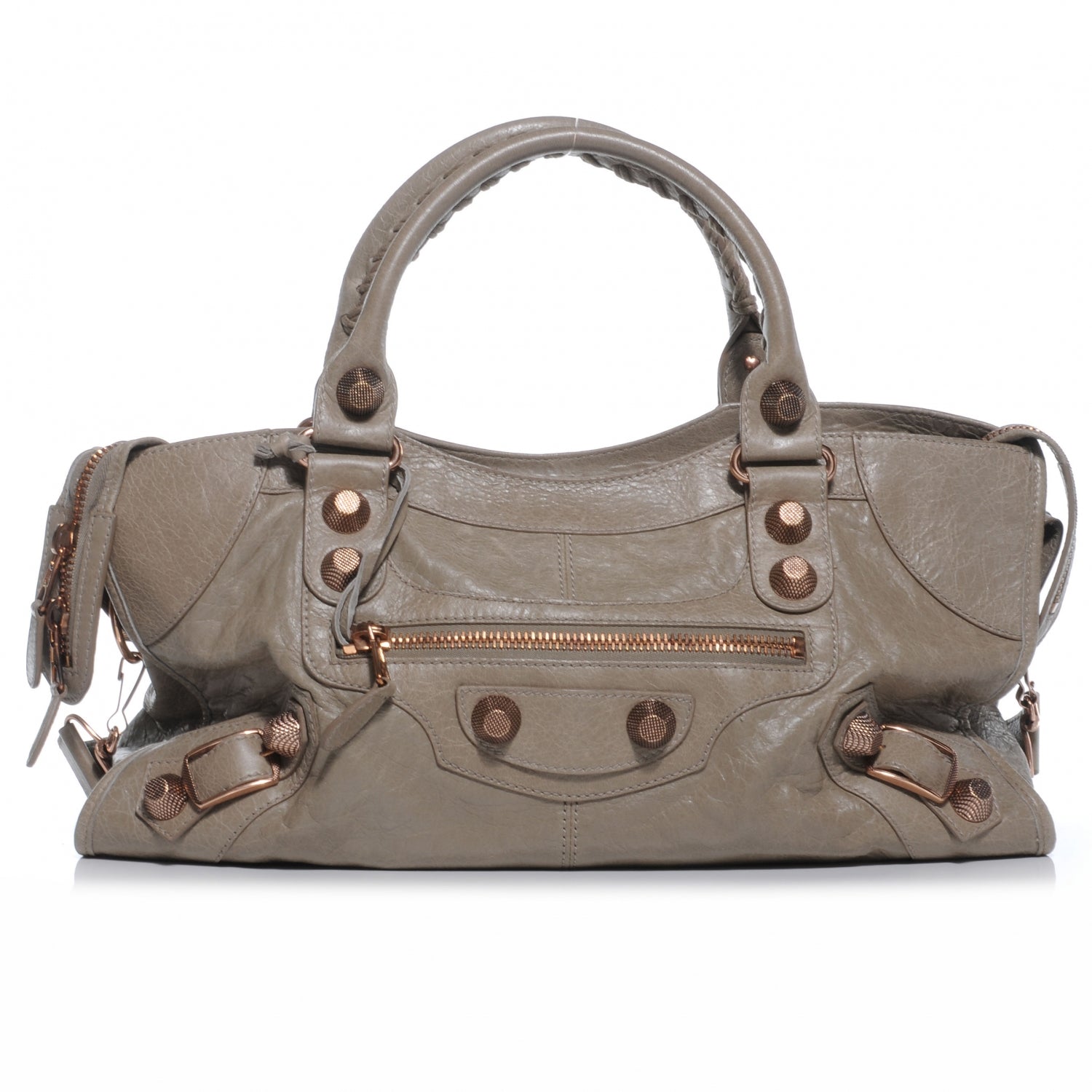Balenciaga Agneau Giant 21 Rose Gold Hardware City Papyrus 1 of 8