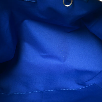 Louis Vuitton Taurillon Illusion Keepall Tote Bleu Vert 5 of 9