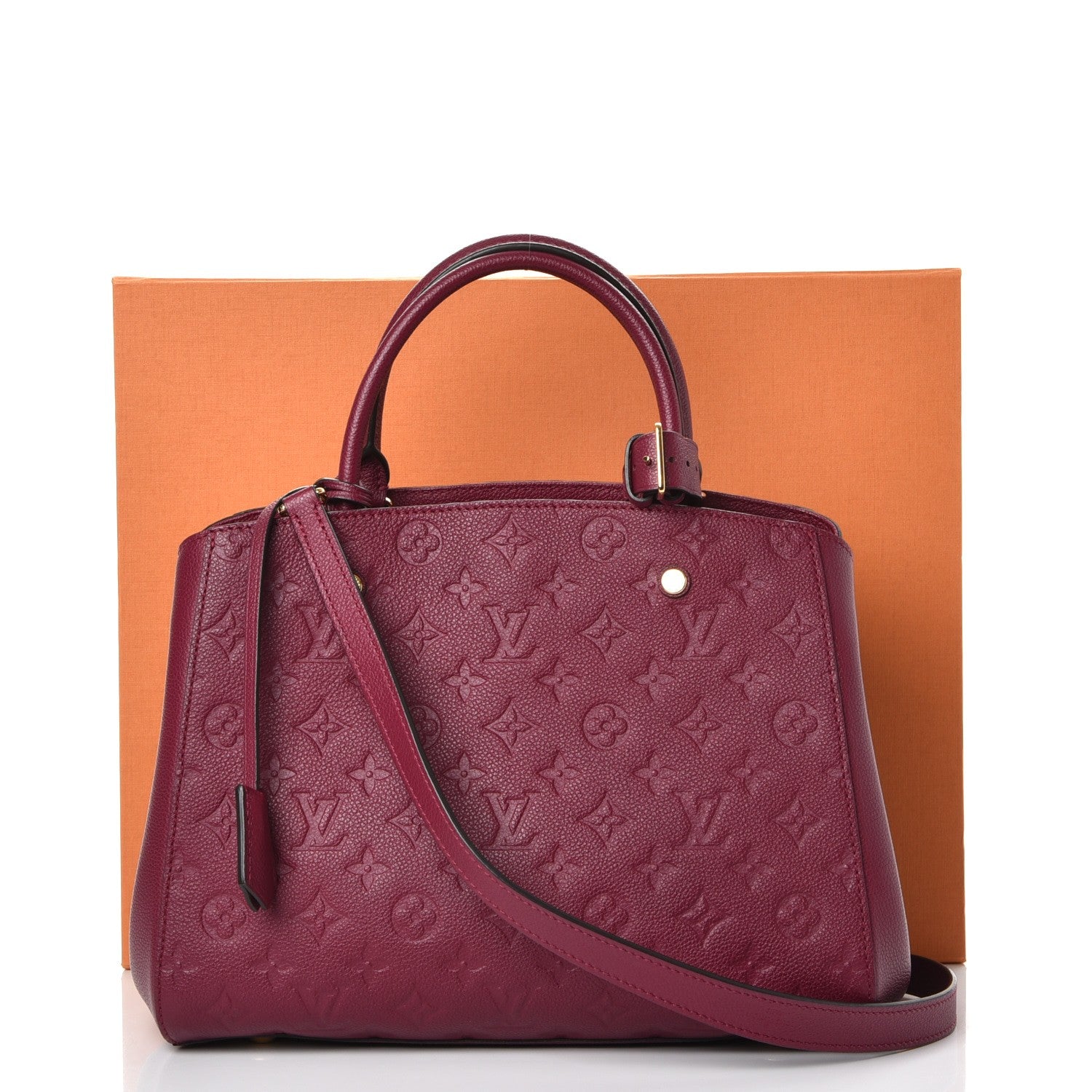 Louis Vuitton Empreinte Montaigne MM Raisin 10 of 10