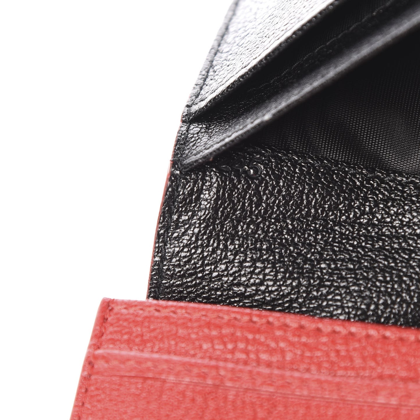 Goatskin Madras Love Envelope Wallet Black