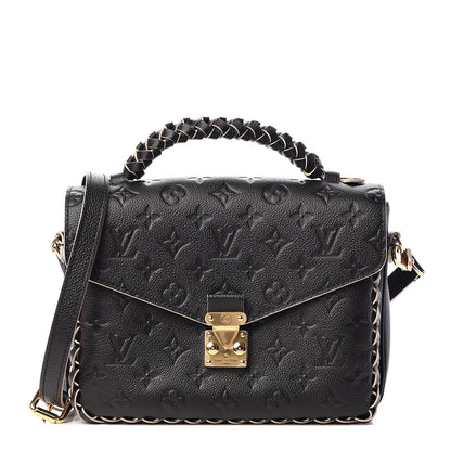 Louis Vuitton Empreinte Braided Pochette Metis Black 1 of 9