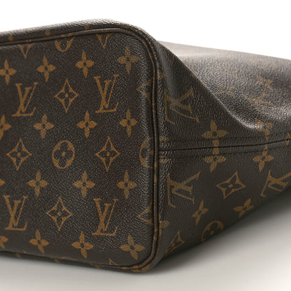 Louis Vuitton Monogram Totem Neverfull MM Magenta 10 of 11