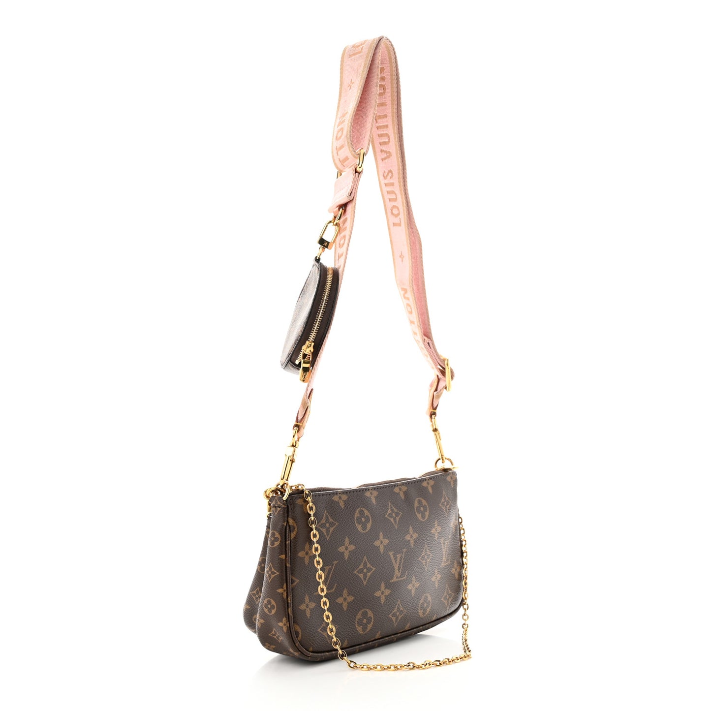 Monogram Multi Pochette Accessories Rose Clair
