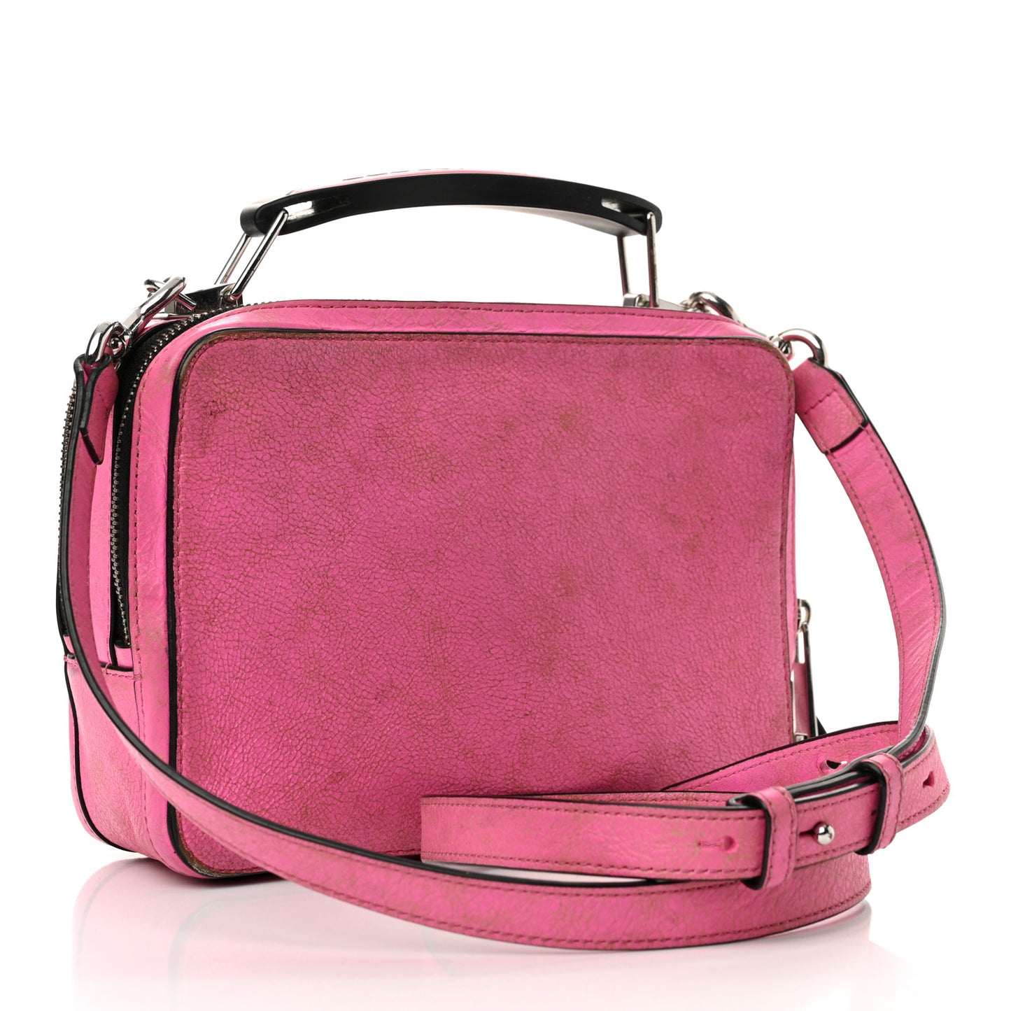 Calfskin Mini The Box Bag Pink