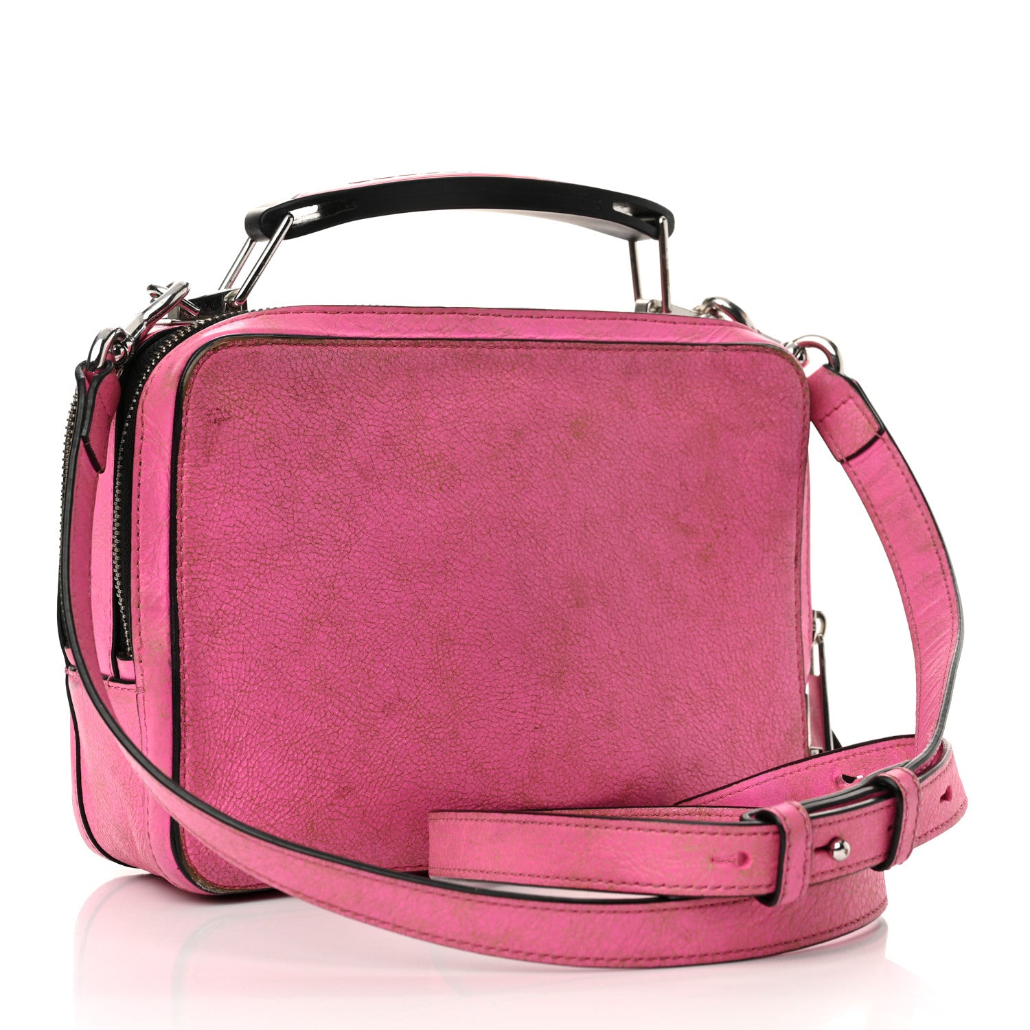 Marc Jacobs Calfskin Mini The Box Bag Pink 3 of 17