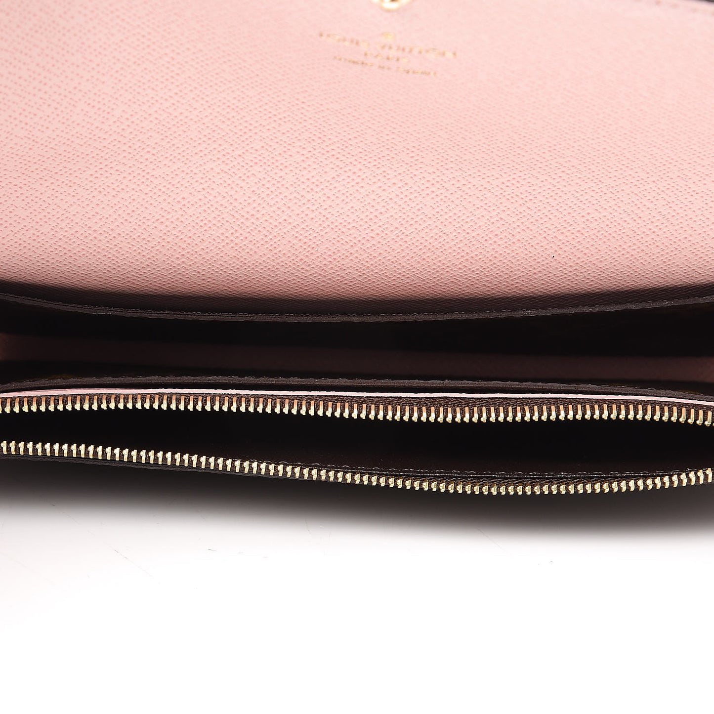 Monogram Emilie Wallet Rose Ballerine