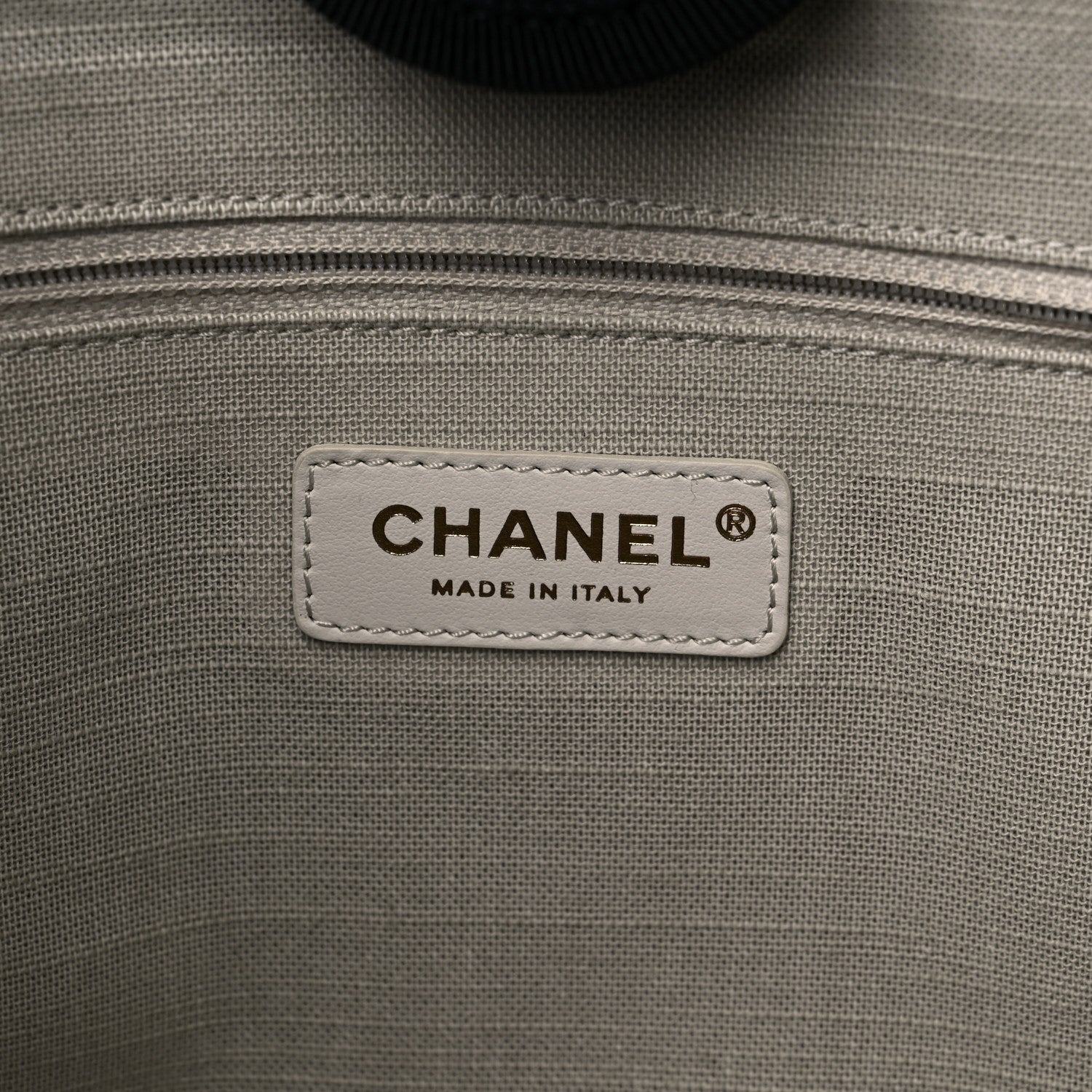 Chanel Mixed Fibers Small Deauville Tote Black 7 of 11
