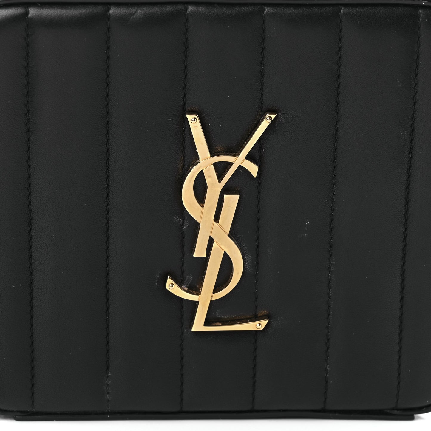 Lambskin Matelasse Vicky Monogram Belt Bag Black