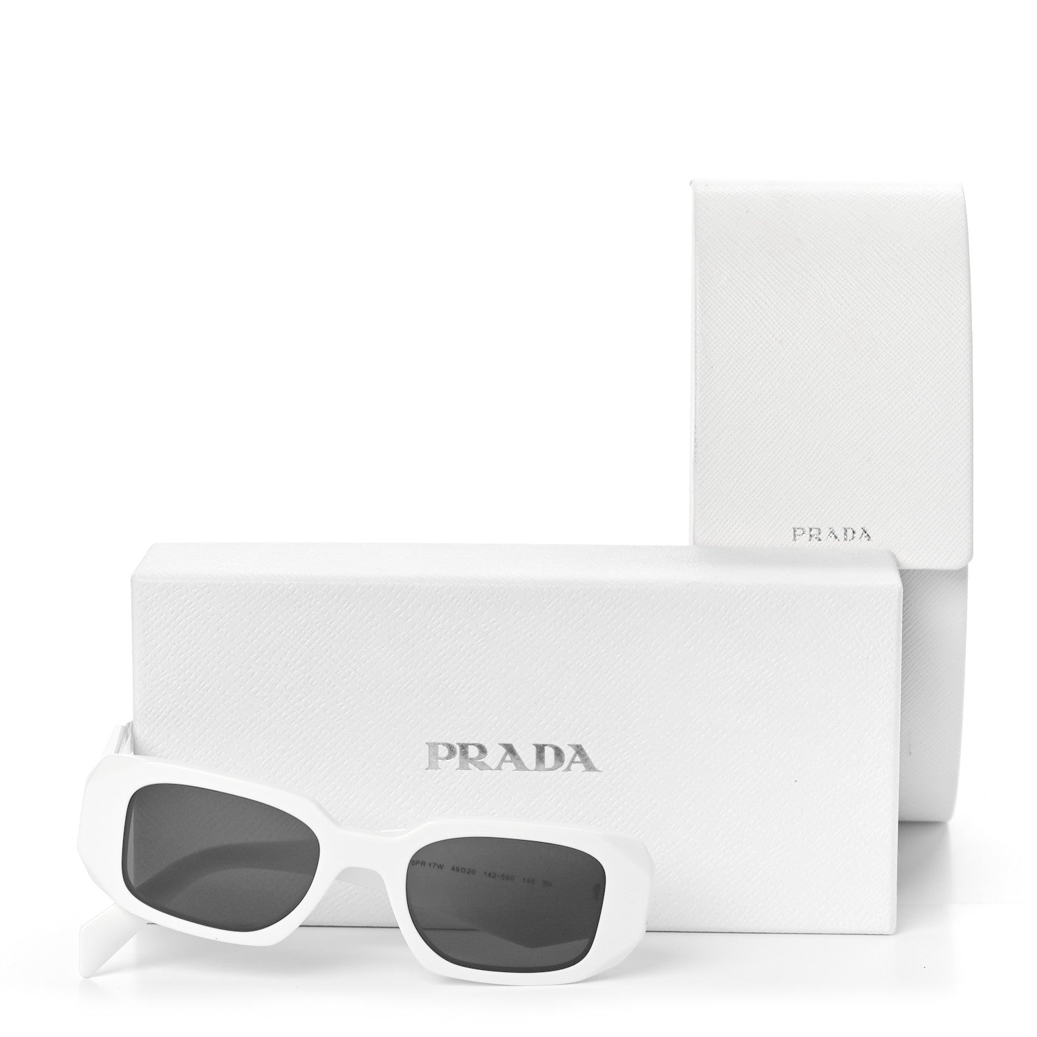 Prada Acetate Symbole Sunglasses SPR 17W White 7 of 7
