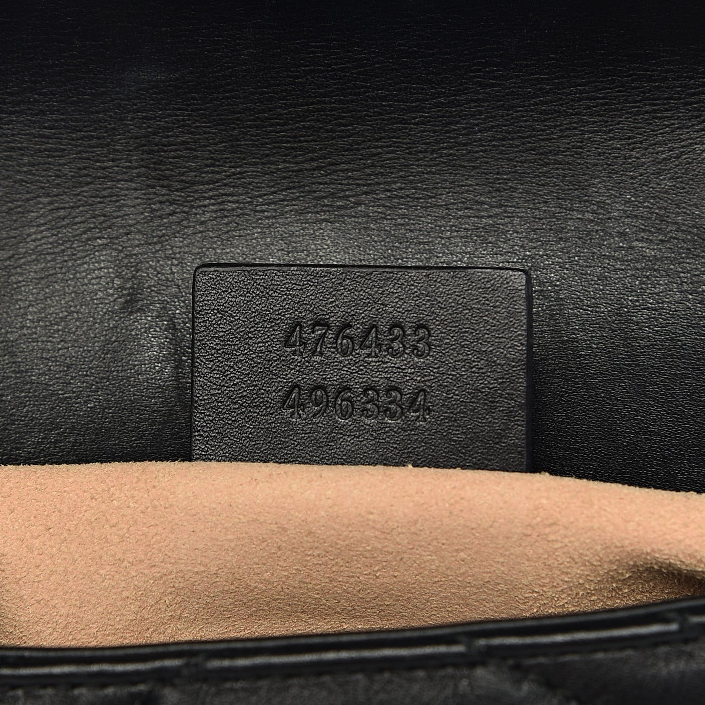 Calfskin Matelasse Super Mini GG Marmont Shoulder Bag Black