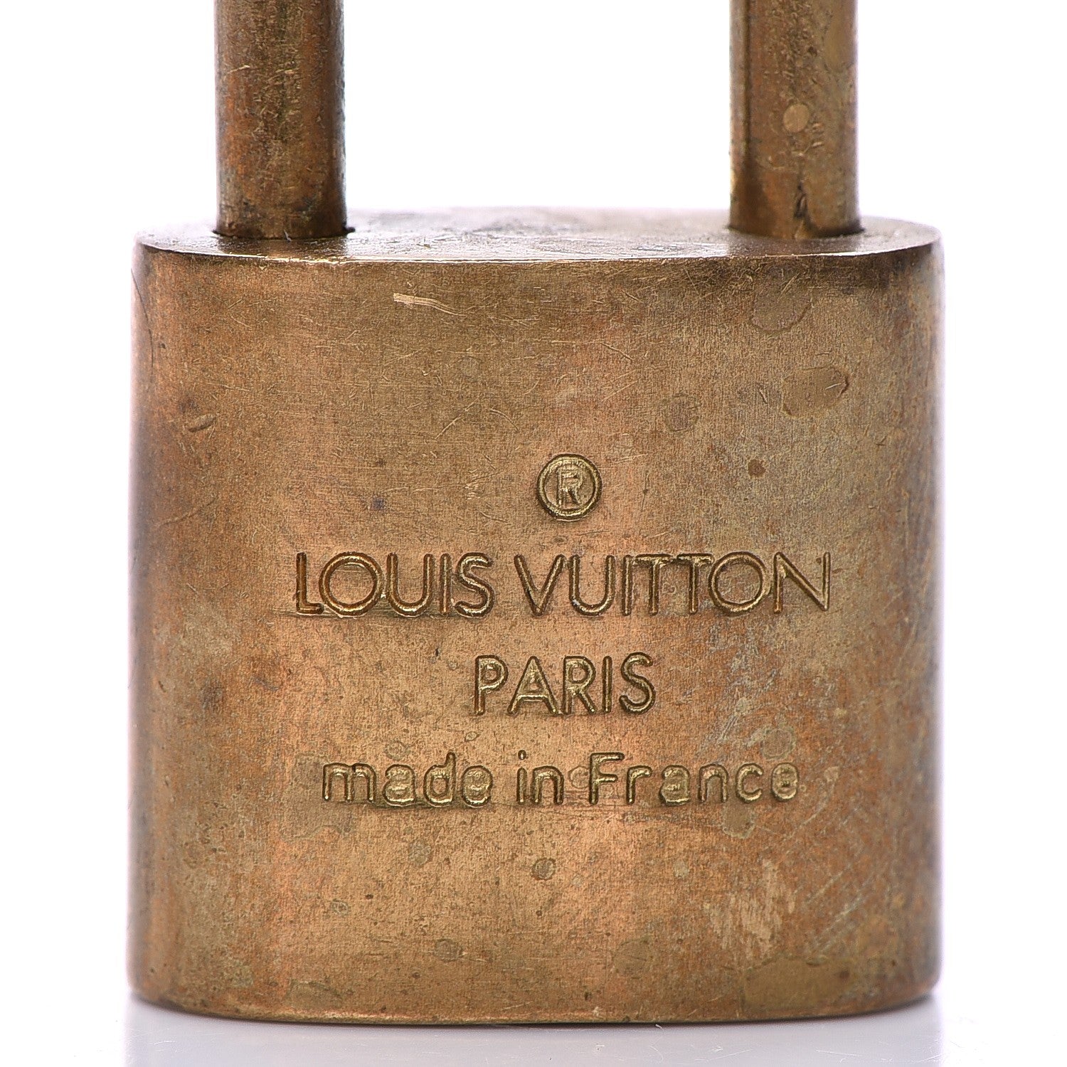 Louis Vuitton Brass Lock and 2 Keys Set #306 3 of 6