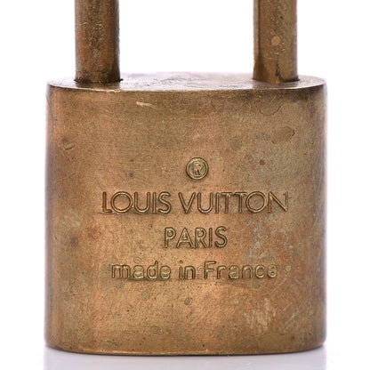 Louis Vuitton Brass Lock and 2 Keys Set #306 3 of 6