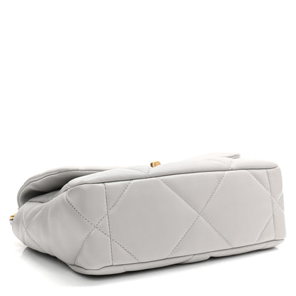 Chanel Lambskin Quilted Medium Chanel 19 Flap Grey 4 of 10