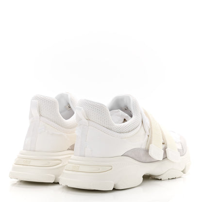 Christian Dior Technical Fabric Camouflage Womens D-Wander Sneakers 39 White 4 of 9