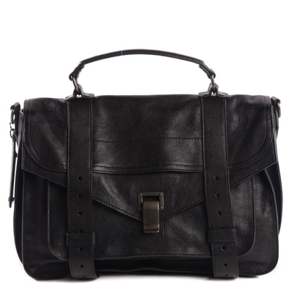 Proenza Schouler Lambskin Medium PS1 Satchel Black 1 of 11