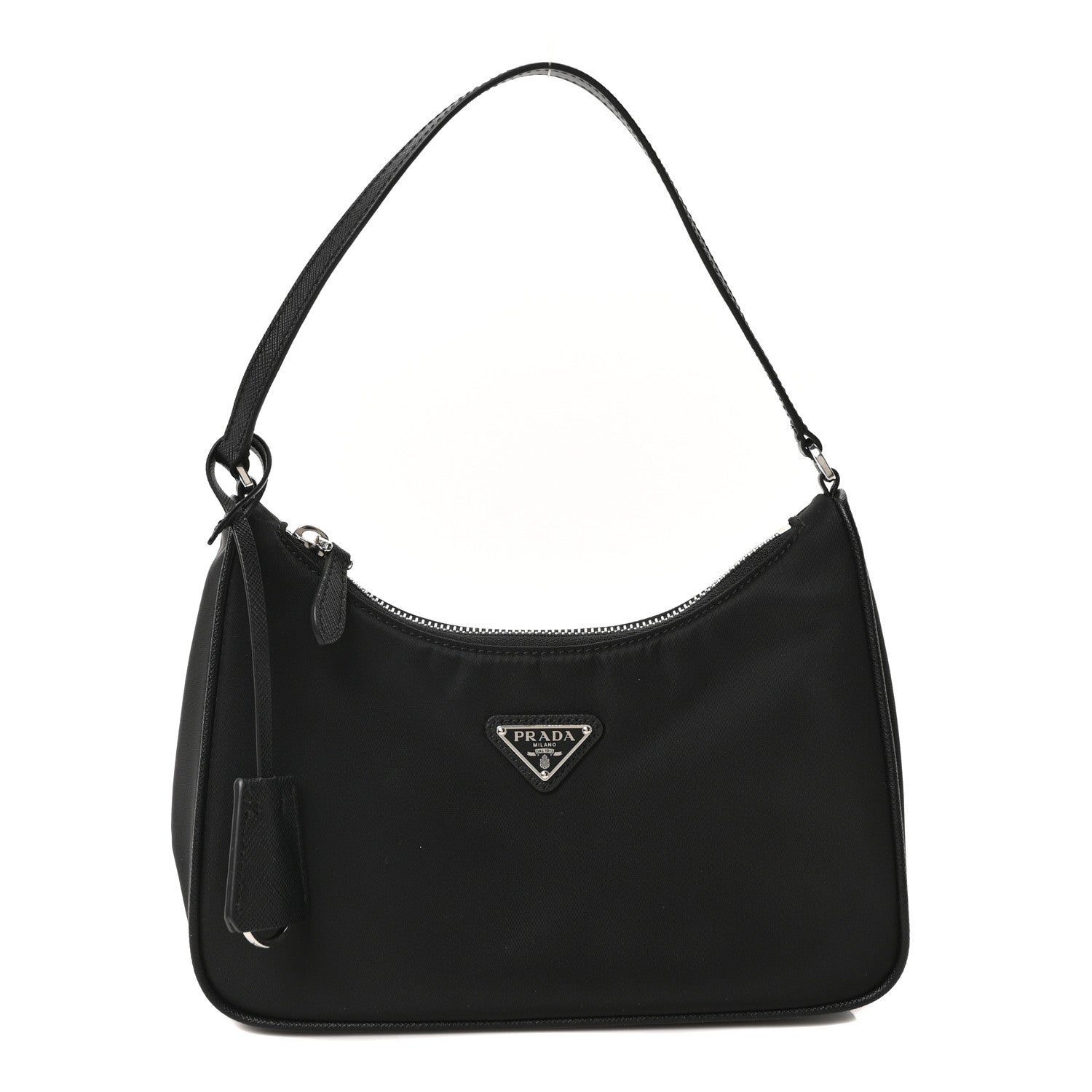 Prada Tessuto Nylon Saffiano Mini Re-Edition 2005 Bag Black 1 of 10