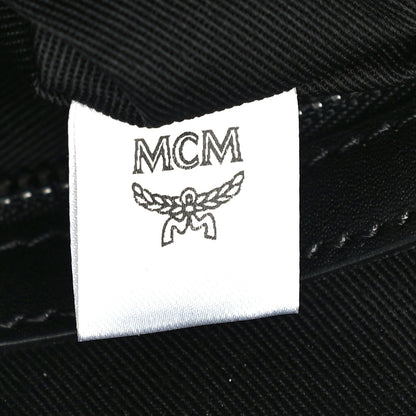 MCM Metallic Visetos Medium Crossbody Pouch Silver 9 of 9