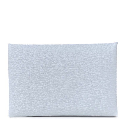 Hermes Chevre Mysore Calvi Card Case Bleu Brume 1 of 5