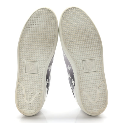 Louis Vuitton Calfskin Monogram Frontrow Sneakers 41 White Black 5 of 7