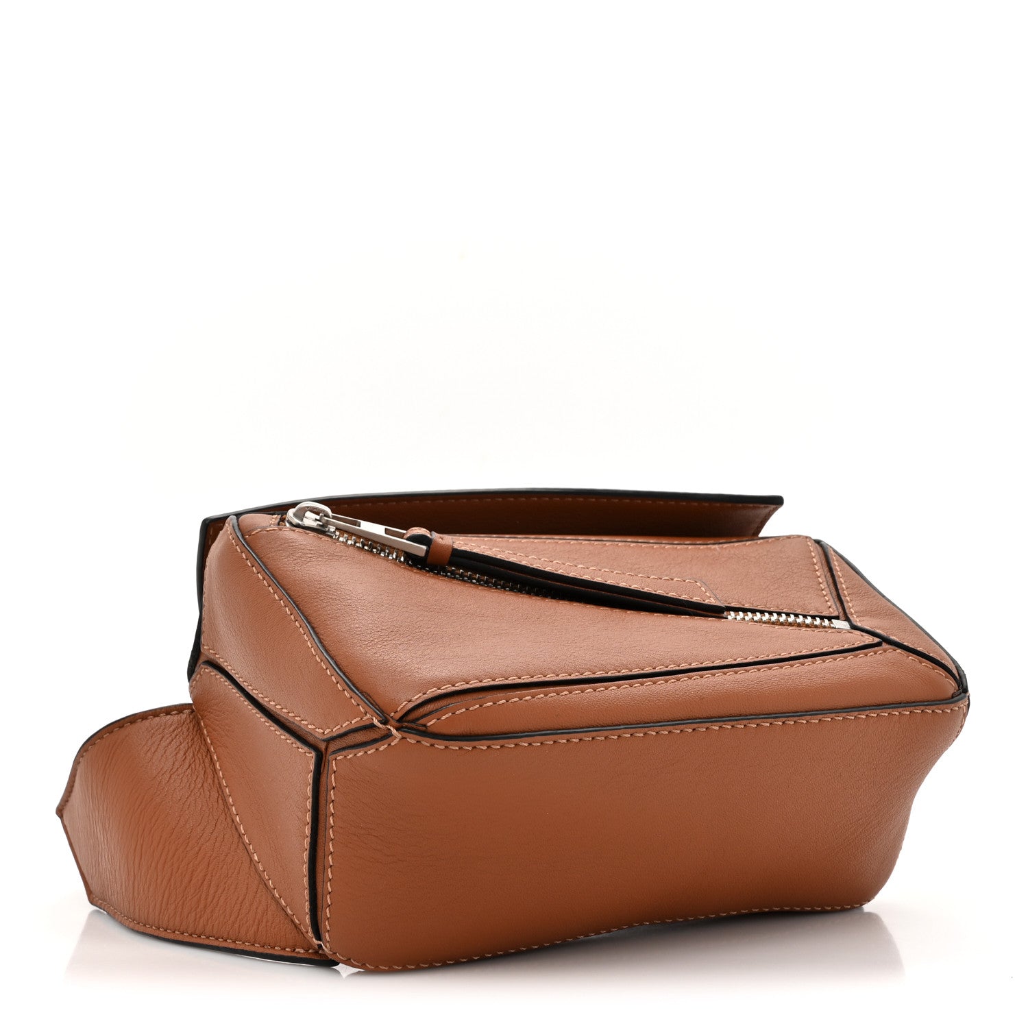Loewe Calfskin Mini Puzzle Bumbag Tan 4 of 10