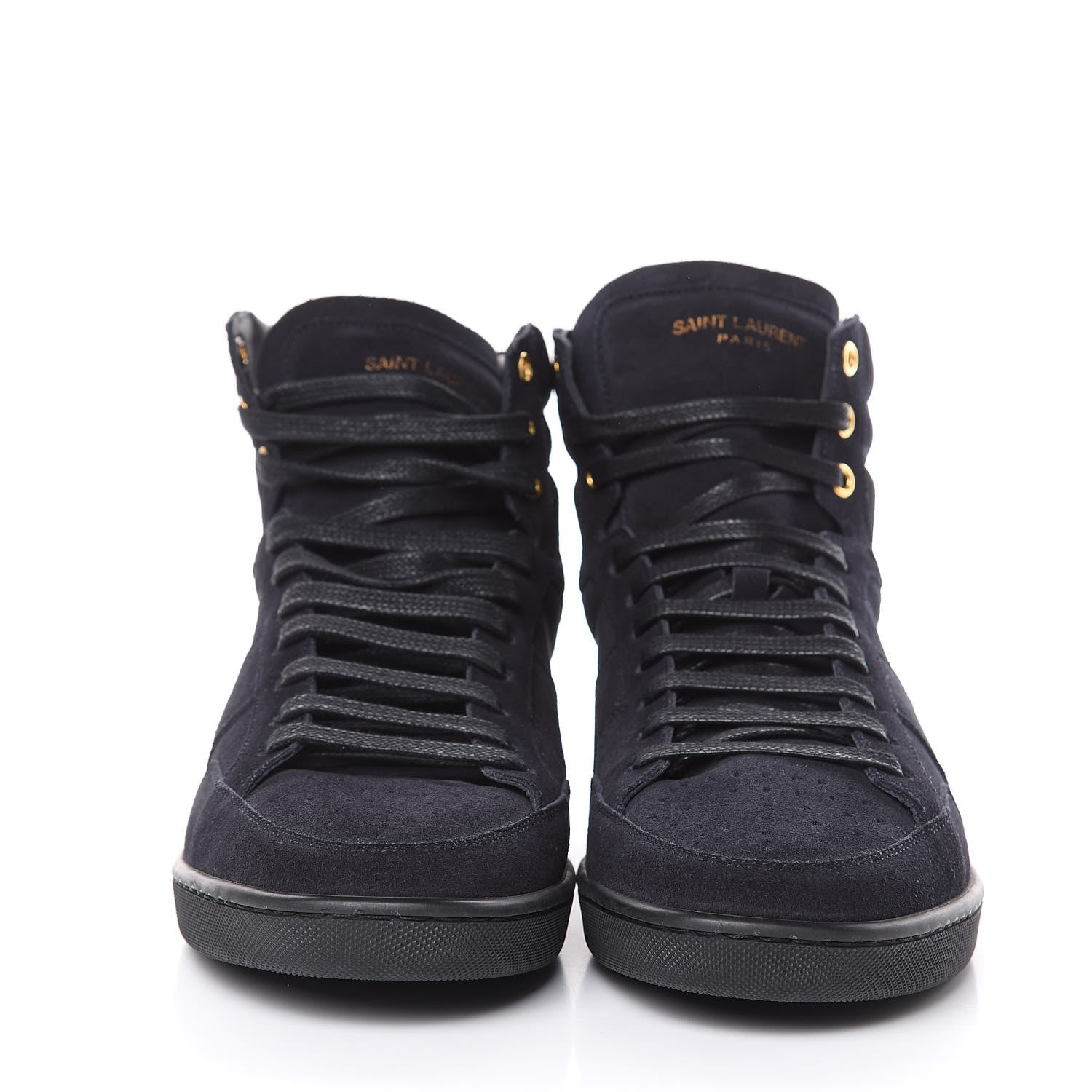 Saint Laurent Suede Soho Mens Court Classic SL/10H High Top Sneakers 41 Midnight Blue 2 of 8